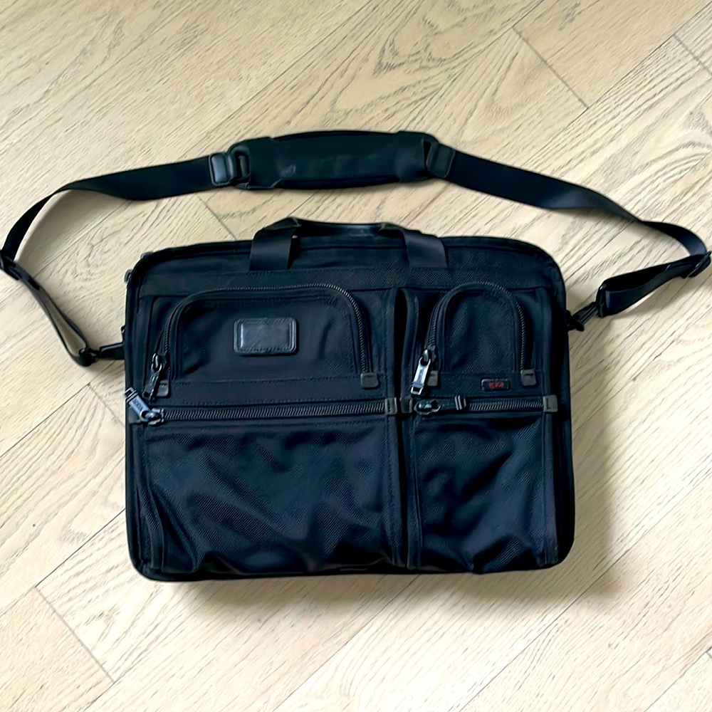 Tumi Alpha Ballistic Nylon Laptop Briefcase